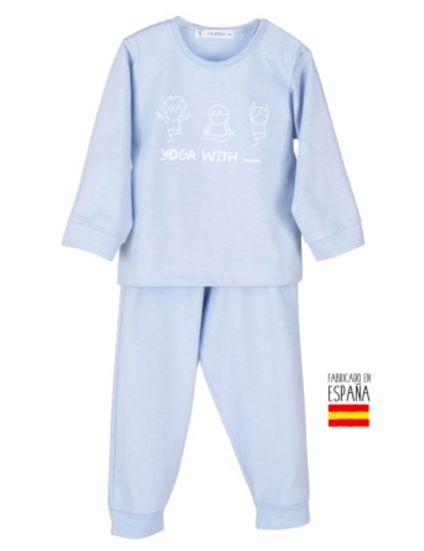 Pijama largo Azul - Dulces Sueños Yoga