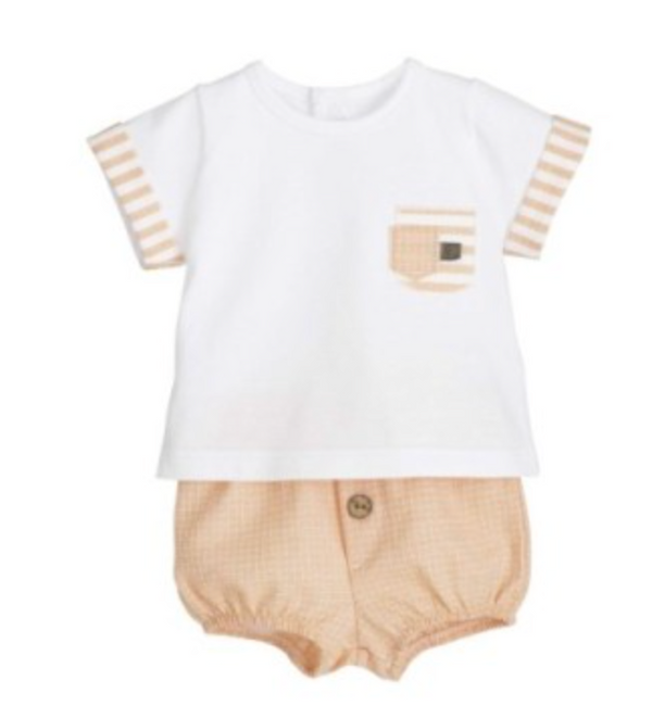 Conjunto Pololo Niño - Mini Melocotón
