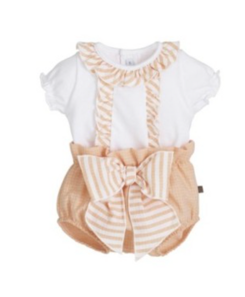 Conjunto Pololo Niña - Mini Melocotón