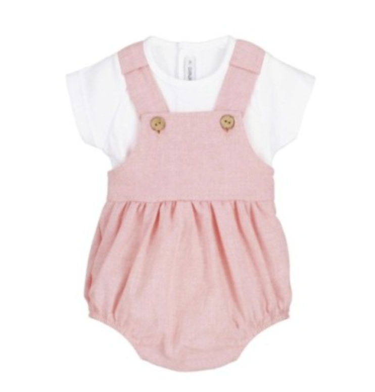 Conjunto peto - Dulce Coral