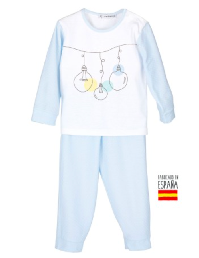 Pijama largo Azul - Pequeñas Luces