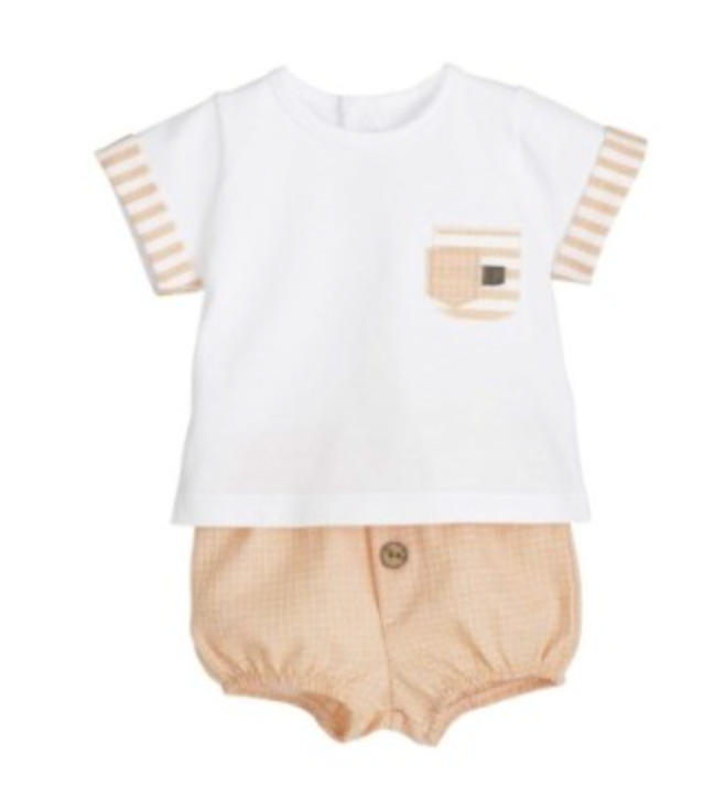 Conjunto Pololo Niño - Mini Melocotón