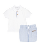 Conjunto niño - Pantalón & Polo - Ternura Azul