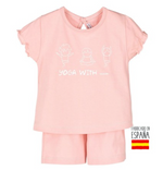 Pijama corto Rosa - Dulces Sueños Yoga