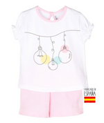 Pijama corto Rosa - Pequeñas Luces