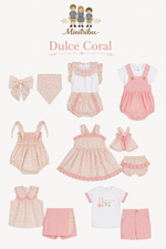 Conjunto peto - Dulce Coral